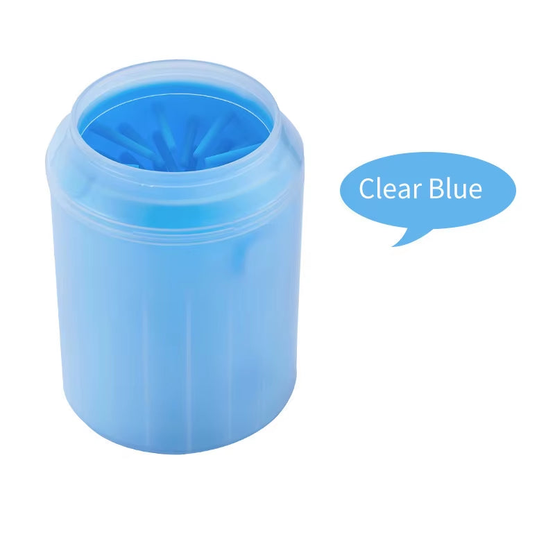 Limpiador De Patas Para Perro - Vaso Portatil Con Cepillo De Silicona