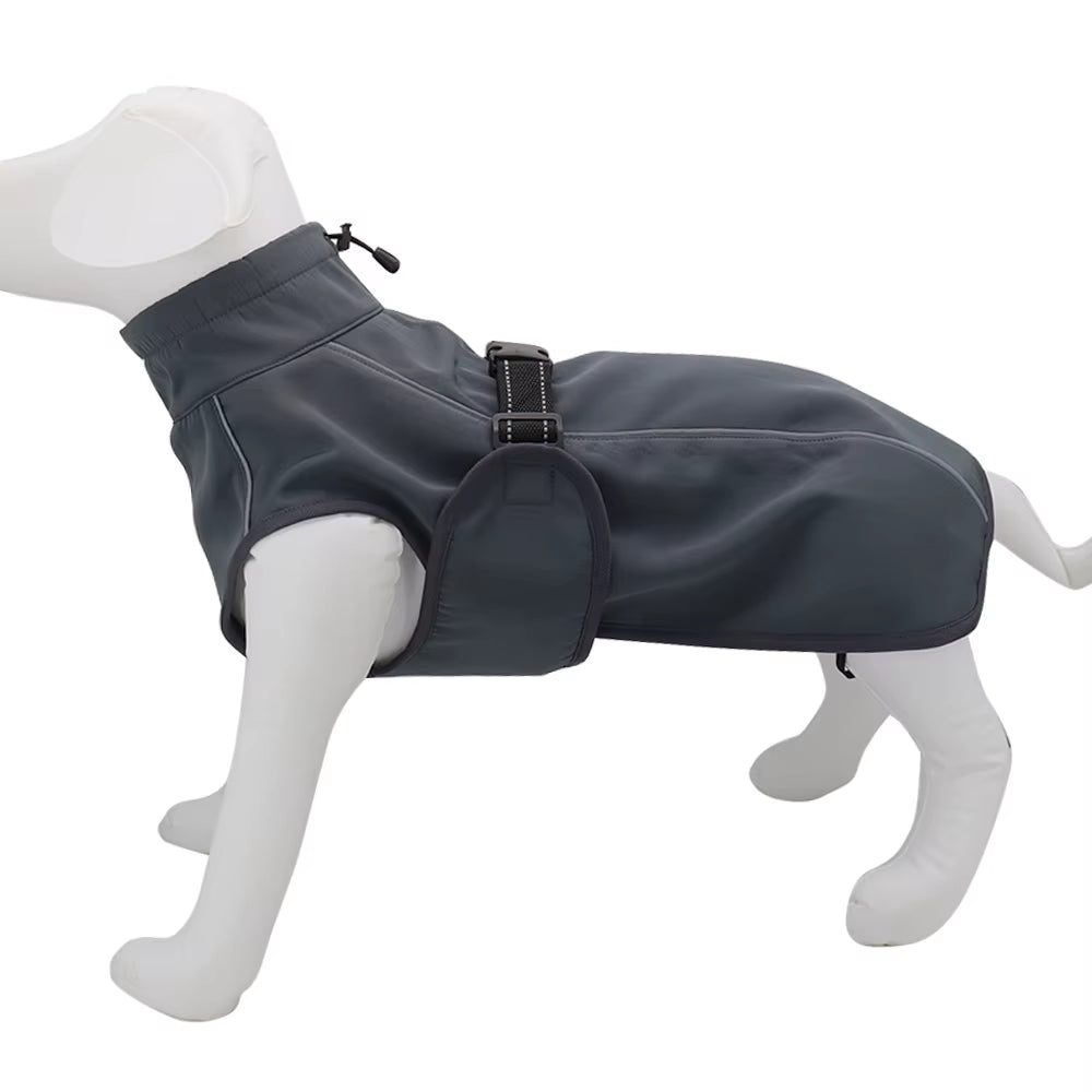 Abrigo Impermeable De Invierno Para Perro - Chaqueta Calida Con Capucha