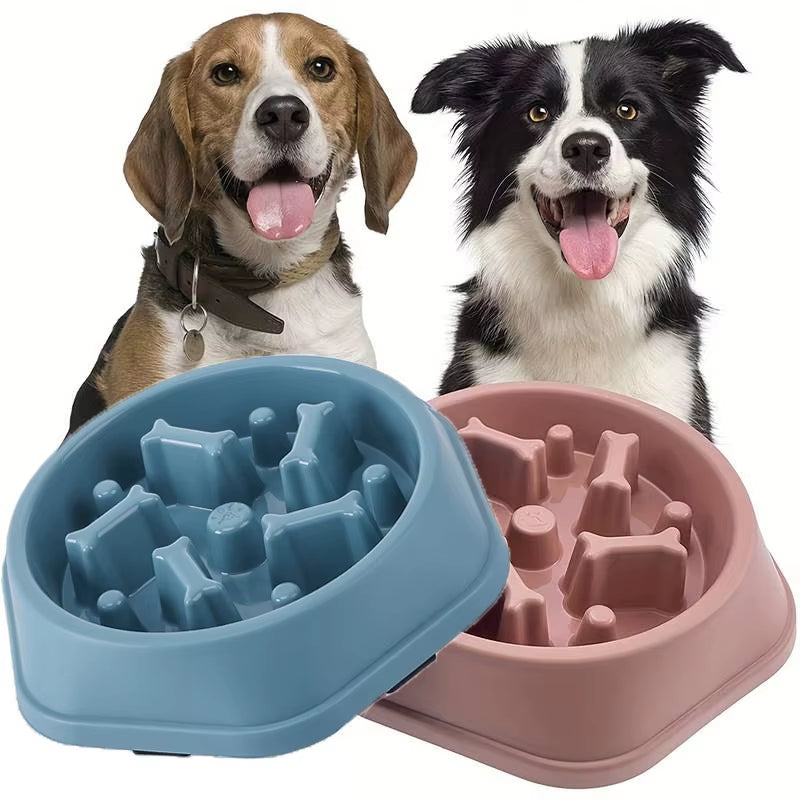 Comedero Antivoracidad Para Perro - Plato Antideslizante