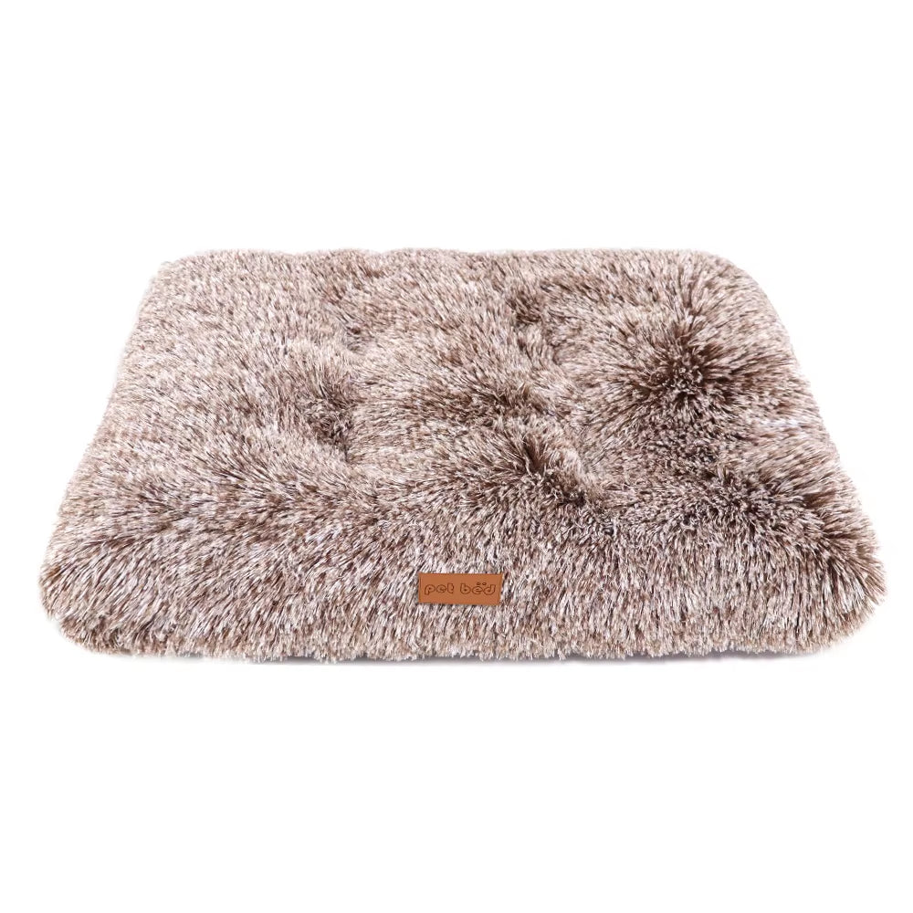 Cama Colchoneta Plush Lavable Antideslizante Para Mascotas