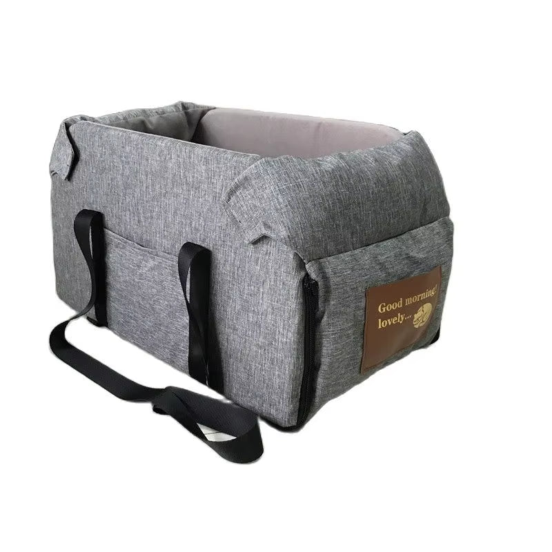 Cama Asiento De Coche Para Perro - Transportin De Viaje Seguro