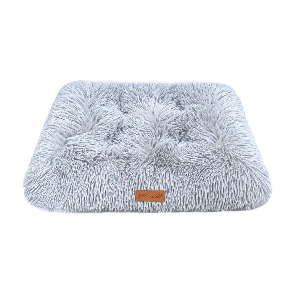 Cama Colchoneta Plush Lavable Antideslizante Para Mascotas