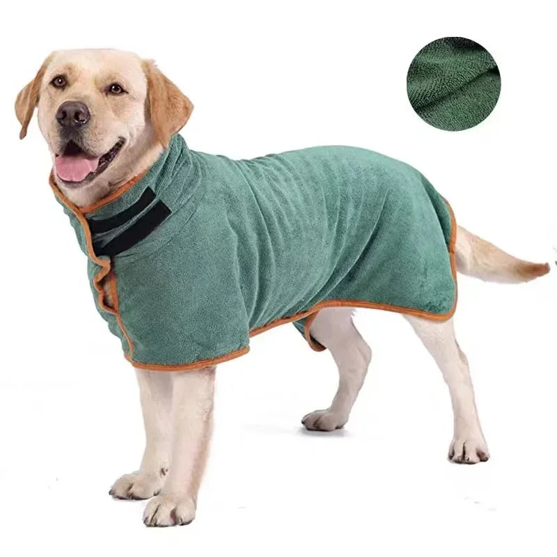 Albornoz Secador Para Perro - Toalla Absorbente De Secado Rapido