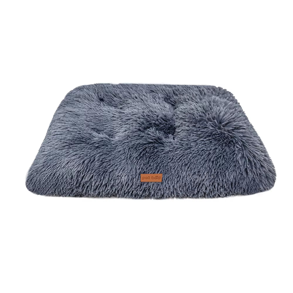 Cama Colchoneta Plush Lavable Antideslizante Para Mascotas