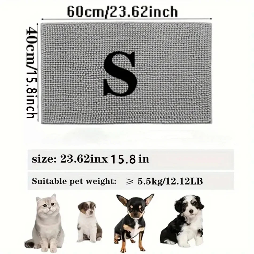 Alfombra Absorbente Antibarro - Secado Rapido Para Patas