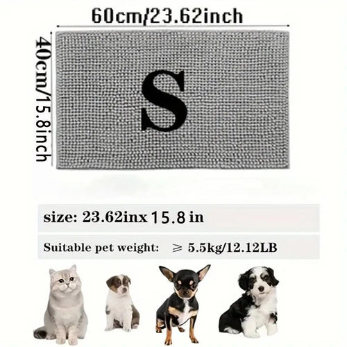 Alfombra Absorbente Antibarro - Secado Rapido Para Patas