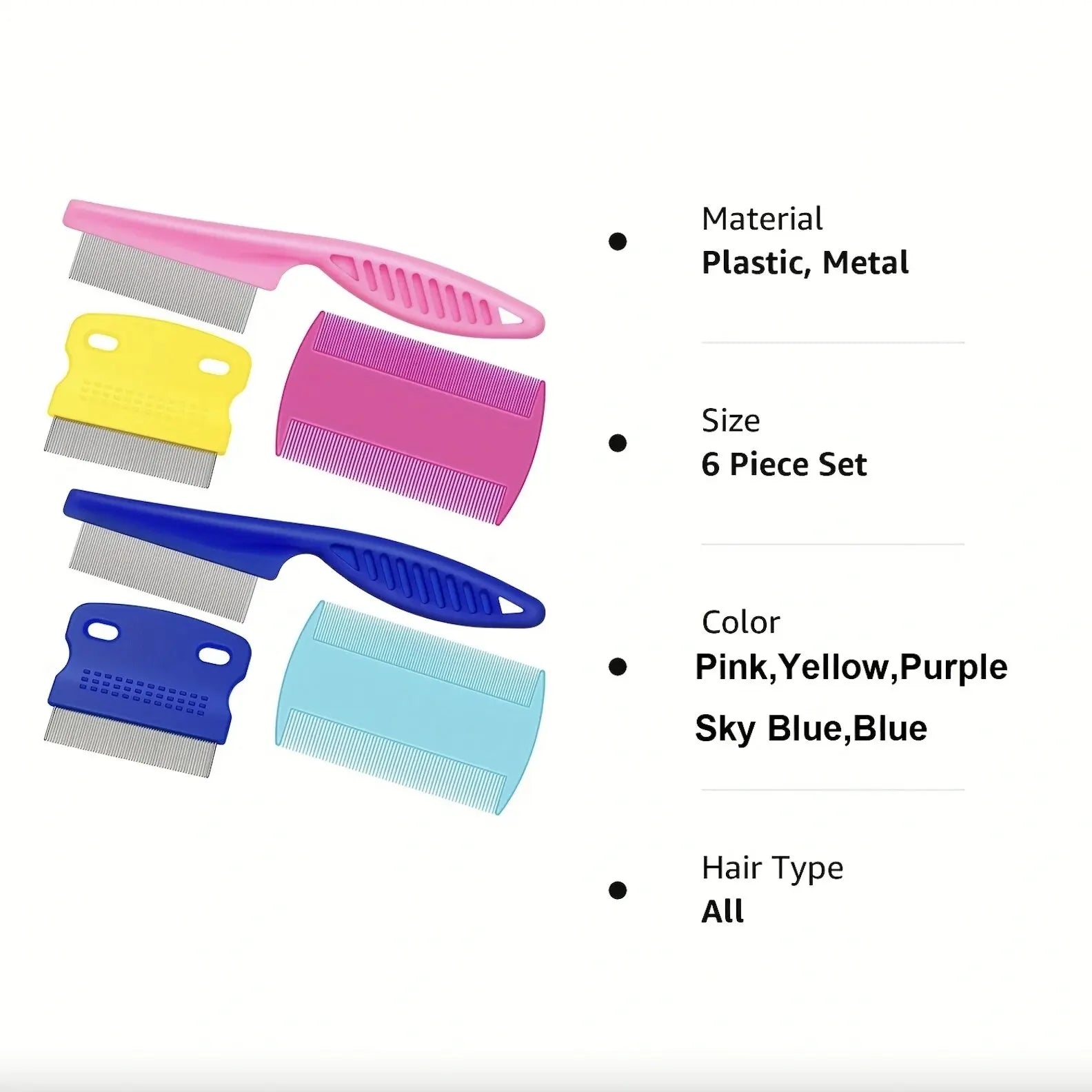 Kit De Cepillado 6 En 1 Para Perros Y Gatos - Quita Nudos Y Pelo Muerto